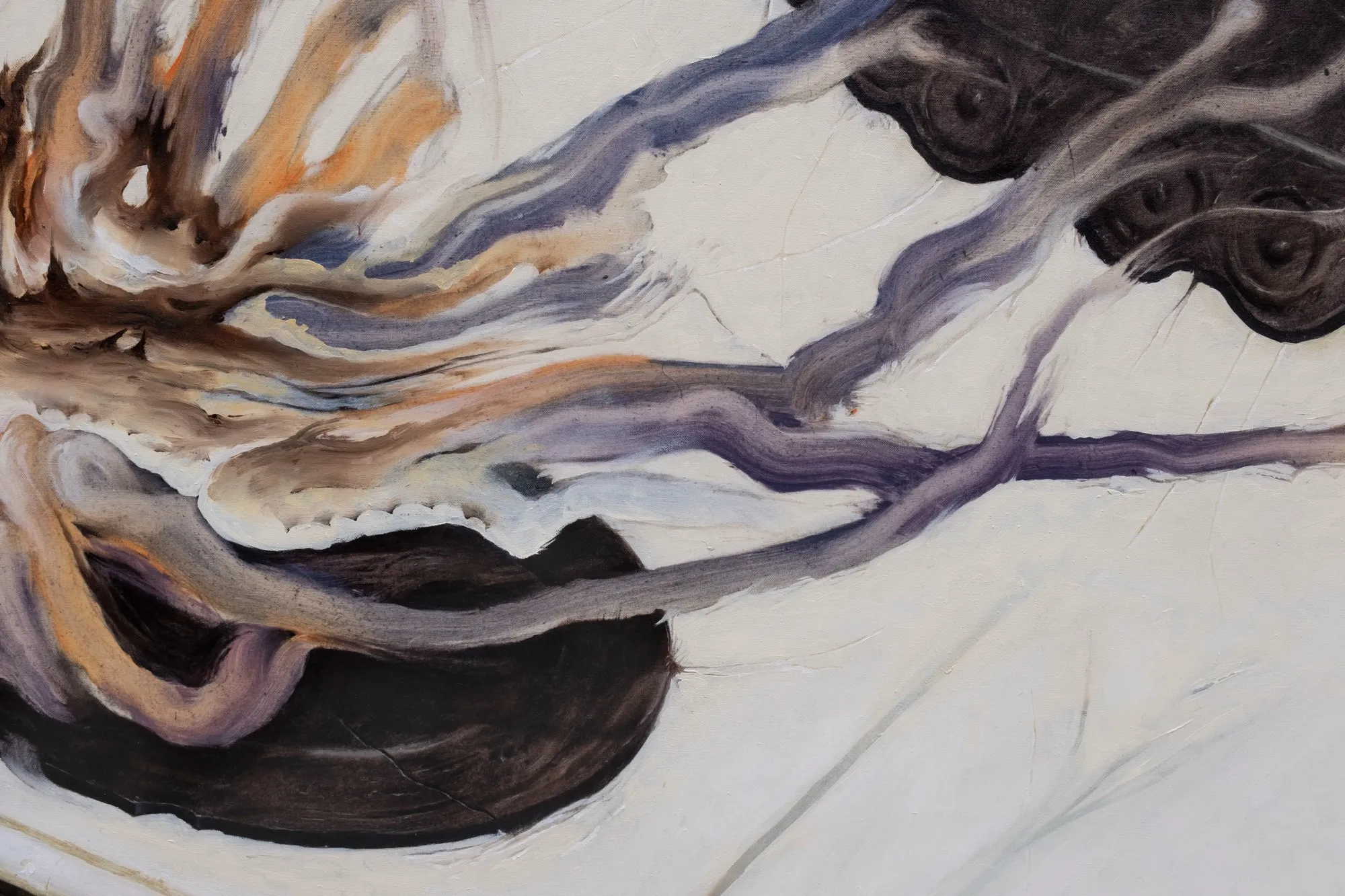 Una mosca sul tavolo, detail