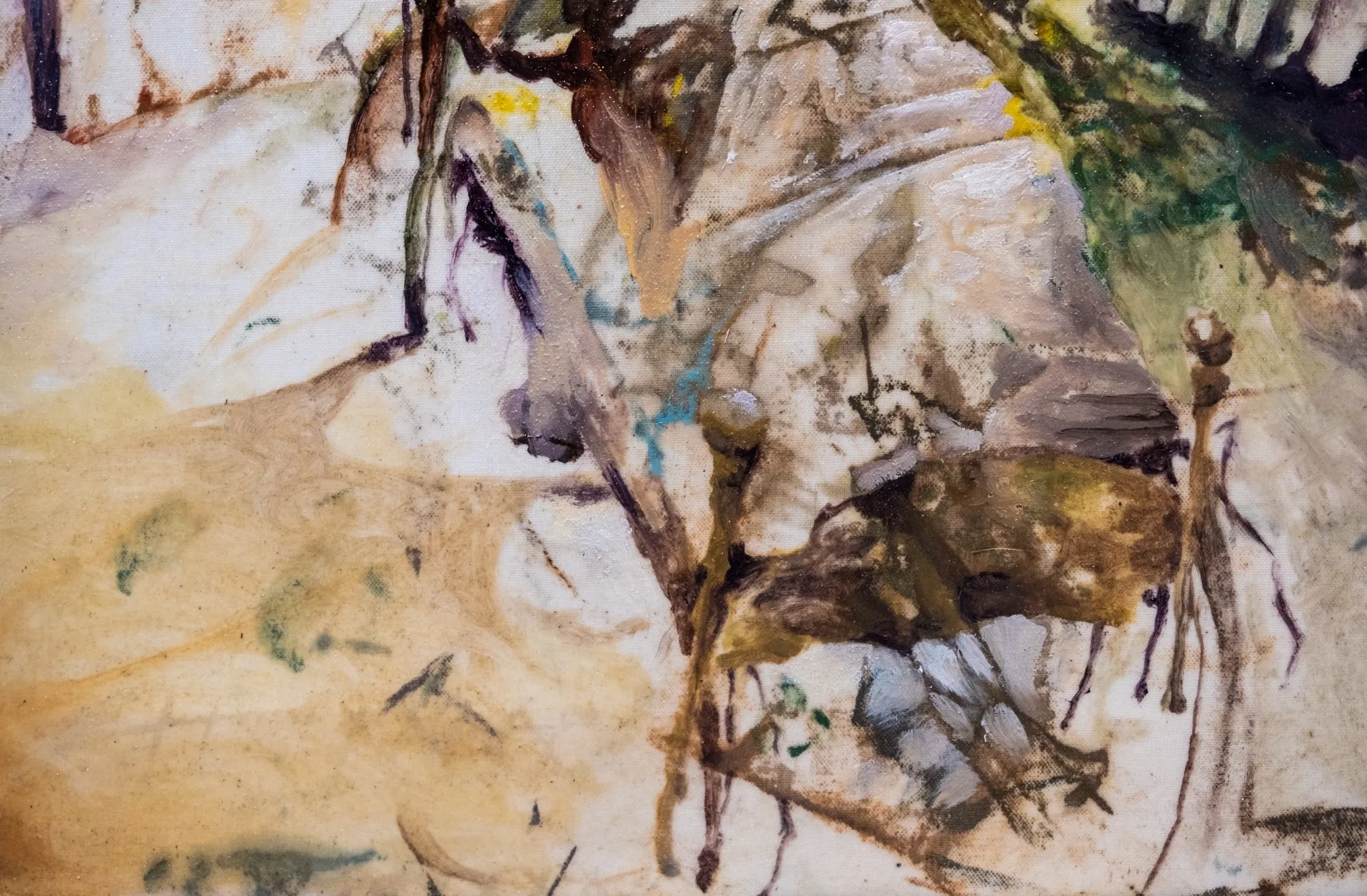 Una sola branda, detail